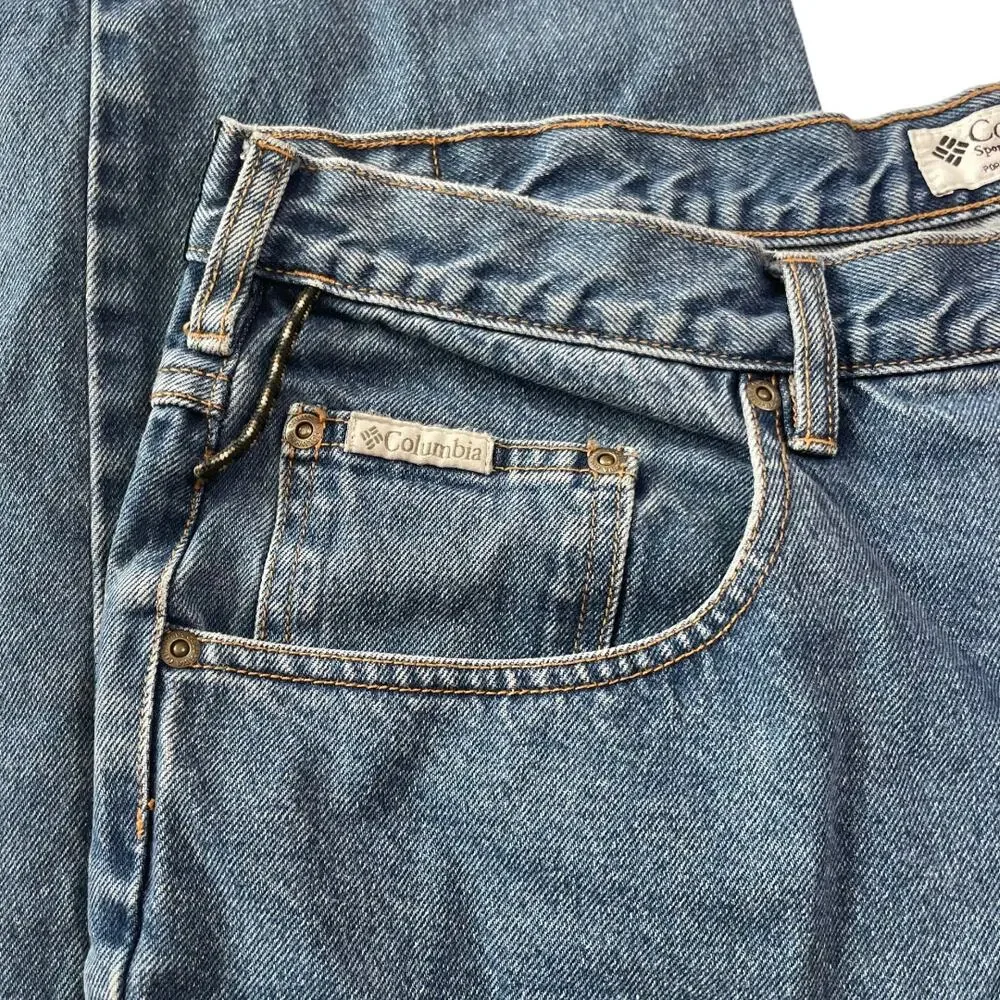 Columbia Mens Jeans Size 40 Tough Mother Active Outdoor Relaxed Straight Denim